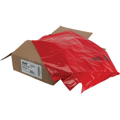 Waste Bags, Bio-Hazard, 50" L x 37" W, 2 mils Les Distributions ICE