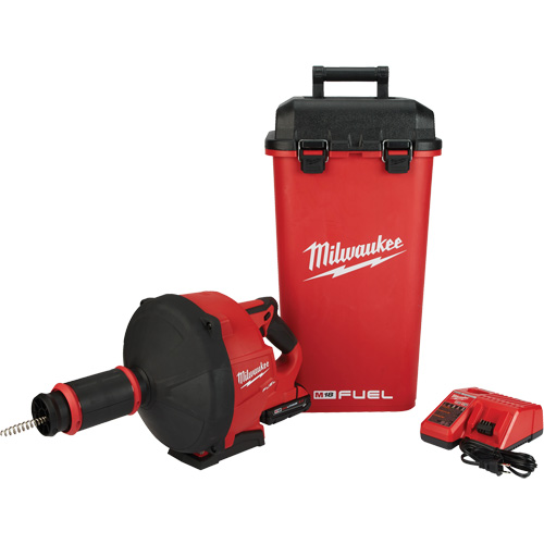 Serpentin de vidange M18 Fuel avec Cable Drive et c&acirc;ble 5/16", &eacute;lectrique, 1/4" x 50'/3/8" x 35' Les Distributions ICE