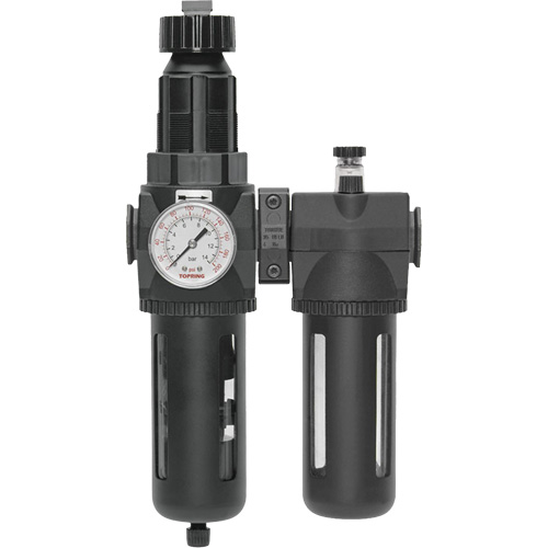 Filter/Regulator & Lubricator Modulair 400 with Gauge & Standard Bowl, 1/2" NPTF Les Distributions ICE