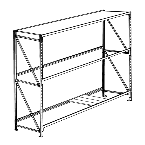 &eacute;tag&egrave;res Pronto - Panneaux de calibre 22, Acier galvanis&eacute;, 24" la x 6" p Les Distributions ICE