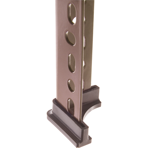 Accessoires pour corni&egrave;res perfor&eacute;es - Pied en plastique (montant simple) Les Distributions ICE