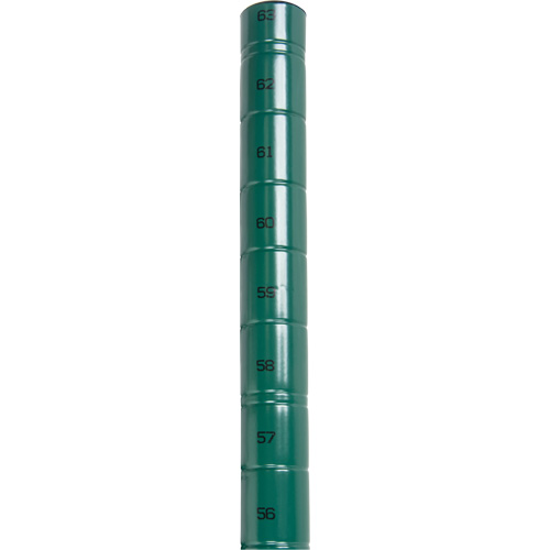 Heavy-Duty Green Epoxy Finish Wire Shelving Post Les Distributions ICE