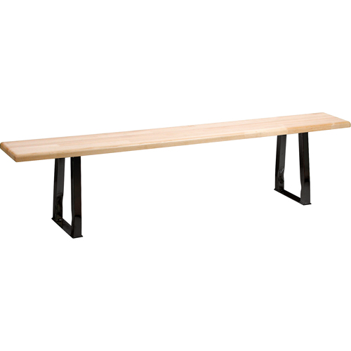 Locker Room Bench, Wood, 48" L x 9-1/2" W x 16-1/2" H Les Distributions ICE
