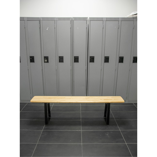 Locker Room Bench, Wood, 48" L x 9-1/2" W x 16-1/2" H Les Distributions ICE
