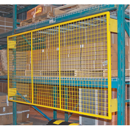 Grilles de protection arri&egrave;re pour palettier, 132" la x 48" h, Ferrures de 6" Les Distributions ICE