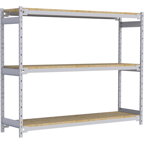 &eacute;tag&egrave;re-classeur de grande largeur, Acier, 3 Tablettes, 72" la x 18" p x 60" h Les Distributions ICE