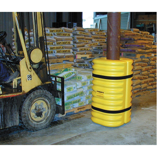 Protecteur de colonne, Ouverture int&eacute;rieure 8", 24" lo x 24" la x 42" h, Orange Les Distributions ICE