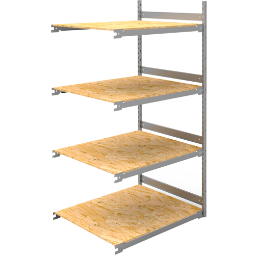 &eacute;tag&egrave;re-classeur de grande largeur, Acier, 4 Tablettes, 42" la x 32" p x 84" h, Ensemble Ajout Les Distributions ICE