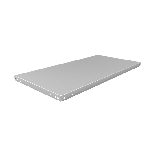 Tablette &agrave; corni&egrave;re perfor&eacute;e, Acier galvanis&eacute;, 48" la x 18" p Les Distributions ICE
