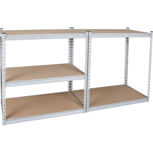 Rayonnage robuste, Acier, Sans boulons, Capacit&eacute; 1200 lb, 48" la x 72" h x 18" p Les Distributions ICE