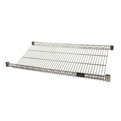 Tablette inclin&eacute;e en treillis m&eacute;tallique, 18" la x 36" p, Capacit&eacute; de 400 lb Les Distributions ICE