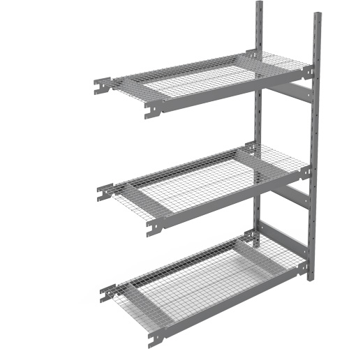 &eacute;tag&egrave;re de grande largeur, Acier, Sans boulons, Capacit&eacute; 1340 lb, 42" la x 60" h x 18" p Les Distributions ICE