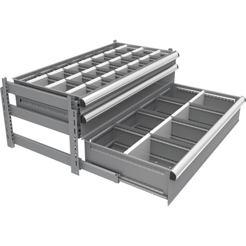 Cabinet d'entreposage &agrave; tiroirs int&eacute;gr&eacute; Interlok Les Distributions ICE