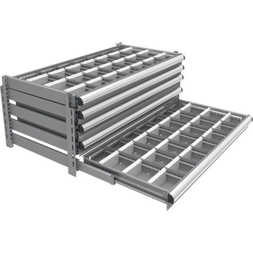 Cabinet d'entreposage &agrave; tiroirs int&eacute;gr&eacute; Interlok Les Distributions ICE