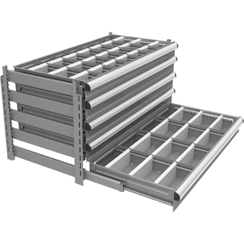 Cabinet d'entreposage &agrave; tiroirs int&eacute;gr&eacute; Interlok Les Distributions ICE