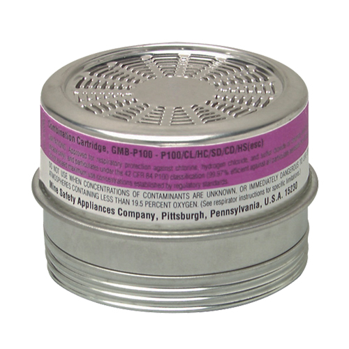 Cartouches pour respirateurs Comfo, Cartouche gaz/vapeur, Gaz acide/P100 Les Distributions ICE