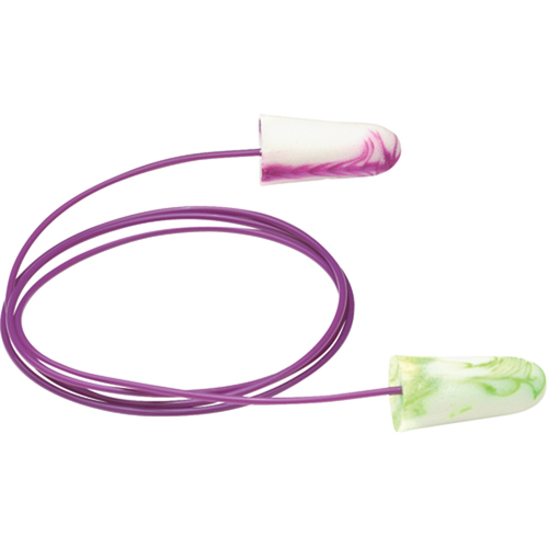 Bouchons d'oreilles en mousse SparkPlugs, Vrac - Boîte, Avec cordon Les Distributions ICE