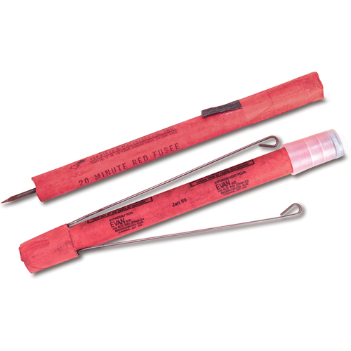 Torches de signalisation, Avec Support en fil m&eacute;tallique, 20 min Les Distributions ICE
