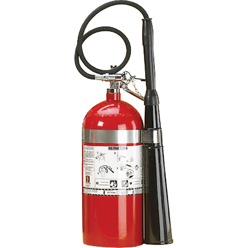 Extincteurs au dioxyde de carbone (CO2), cylindre en aluminium, BC, Capacit&eacute; 10 lb Les Distributions ICE