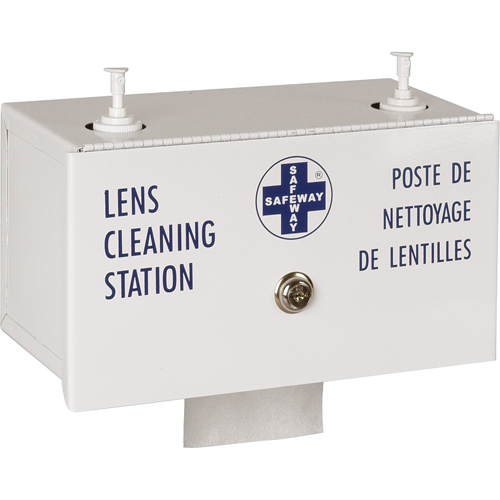 PRODUITS POUR NETTOYAGE DE LUNETTES, M&eacute;tal, 6" lo x 6" p x 11,5" h Les Distributions ICE