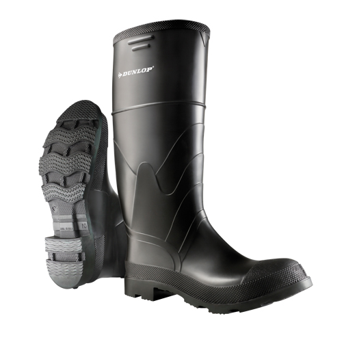 16" Economy Boots, PVC, Steel Toe, Size 6, Puncture Resistant Sole Les Distributions ICE