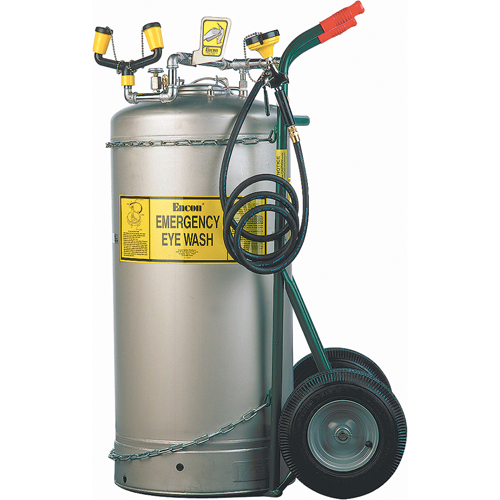 Self-Contained Eyewash Station, Pressurized, 37 gal. Capacity, Meets ANSI Z358.1 Les Distributions ICE