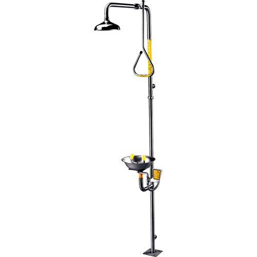 Safe-T-Zone&reg; Combination Shower & Eye/Face Wash Les Distributions ICE
