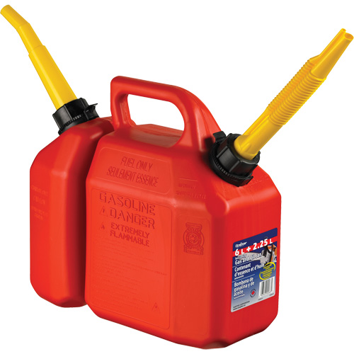 Combo jerrican essence/huile, 2,17 gal. US/8,25 L, Rouge, Conformes aux normes CSA/ULC Les Distributions ICE