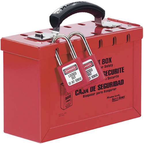 Boîtier de verrouillage portatif pour groupe Latch Tight, Rouge Les Distributions ICE