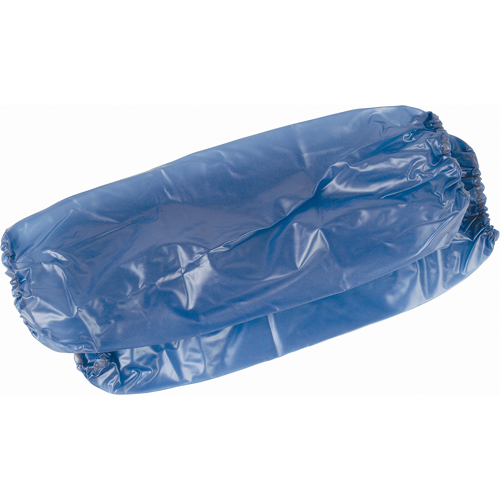 Manchettes l&eacute;ger, Longueur de 18", Vinyle, Bleu Les Distributions ICE