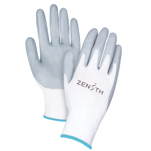 Gants l&eacute;gers enduits et respirants, 10/T-Grand, R&ecirc;vetement Mousse de nitrile, Calibre 13, Enveloppe en Polyester Les Distributions ICE
