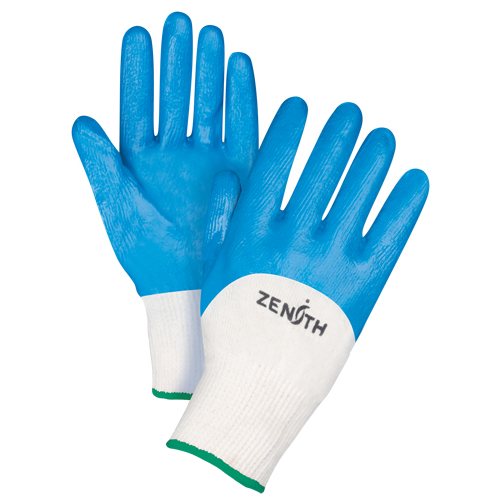 Gants enduits et tricot&eacute;s sans coutures de poids moyen, 8/Moyen, R&ecirc;vetement Nitrile, Calibre 13, Enveloppe en Coton Les Distributions ICE