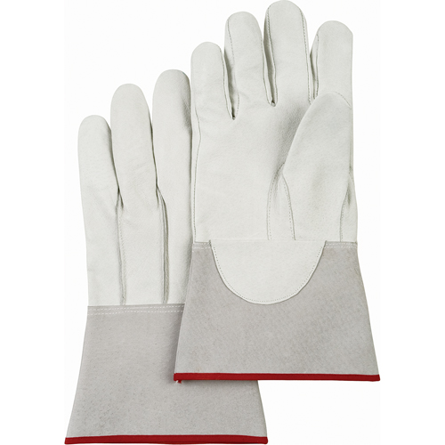 TIG Welding Gloves, Grain Pigskin, Size Medium Les Distributions ICE