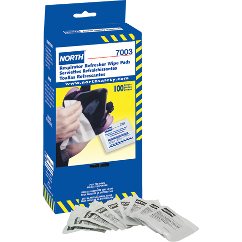 North&reg; Respirator Refresher Towelettes, Wipes Les Distributions ICE