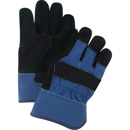 Gants d'ajusteur doubl&eacute;s pour l'hiver &agrave; chaleur sup&eacute;rieure, T-Grand, Paume en Cuir de vache refendu, Doublure en Thinsulate Les Distributions ICE
