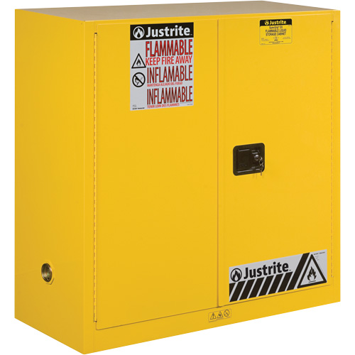 Sure-Grip&reg; Ex Flammable Storage Cabinets, 30 gal., 1 Door, 43" W x 44" H x 18" D Les Distributions ICE