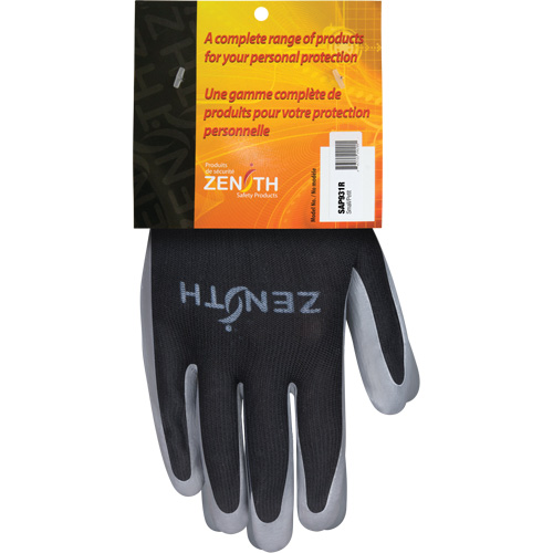 Gants enduits confortables de premi&egrave;re qualit&eacute;, 7/Petit, R&ecirc;vetement Nitrile, Calibre 13, Enveloppe en Polyester Les Distributions ICE