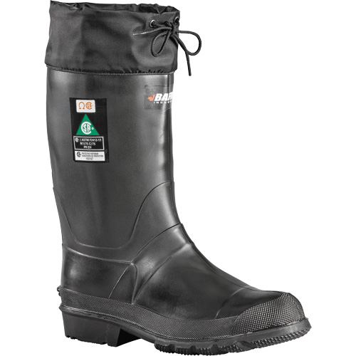 Refinery Boots, Oarprene Rubber, Steel Toe, Puncture Resistant Sole, Size 6 Les Distributions ICE