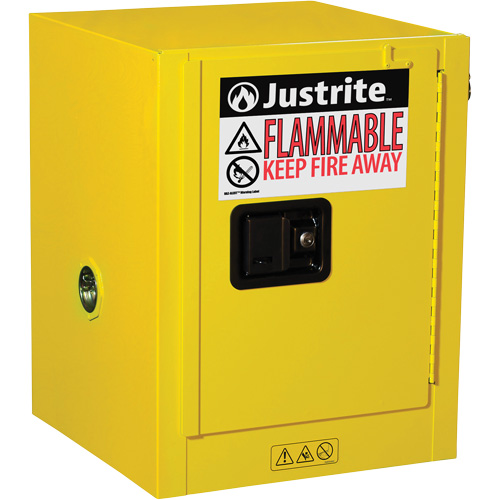 Sure-Grip&reg; EX Countertop Flammable Safety Cabinet, 4 gal., 1 Door, 17" W x 22" H x 17" D Les Distributions ICE