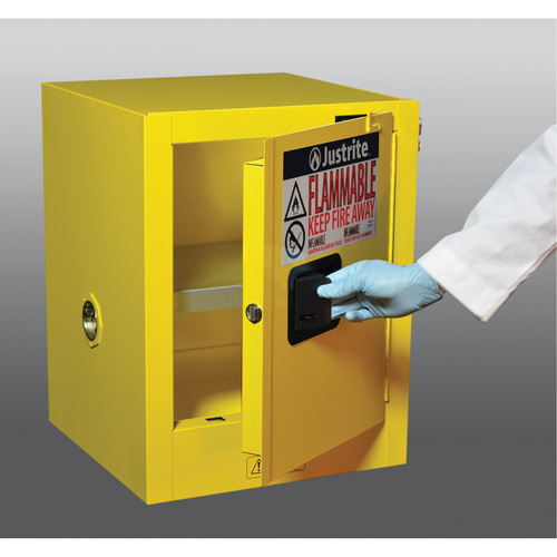 Sure-Grip&reg; EX Countertop Flammable Safety Cabinet, 4 gal., 1 Door, 17" W x 22" H x 17" D Les Distributions ICE