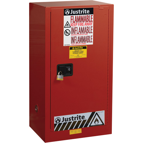 Sure-Grip&reg; EX Combustibles Safety Cabinet for Paint and Ink, 20 gal., 2 Shelves Les Distributions ICE