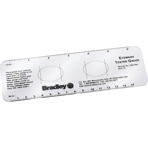 Manom&egrave;tres d'essai pour douche oculaire Les Distributions ICE