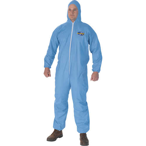 Combinaison Kleenguard A65, Grand, Bleu, Tissu ignifug&eacute; Les Distributions ICE