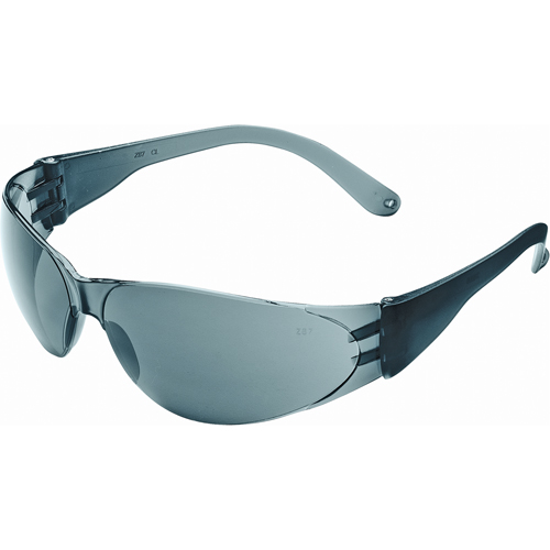 Lunettes de s&eacute;curit&eacute; Checklite Duramass, Lentille Grise/fum&eacute;e, Antibu&eacute;e/Anti-&eacute;gratignures, ANSI Z87+/R&eacute;pond ou surpasse la norme CSA Z94.3 Les Distributions ICE