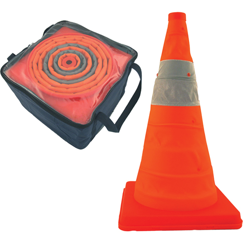 Pack & PopCollapsible Cones, 28" H, Orange Les Distributions ICE
