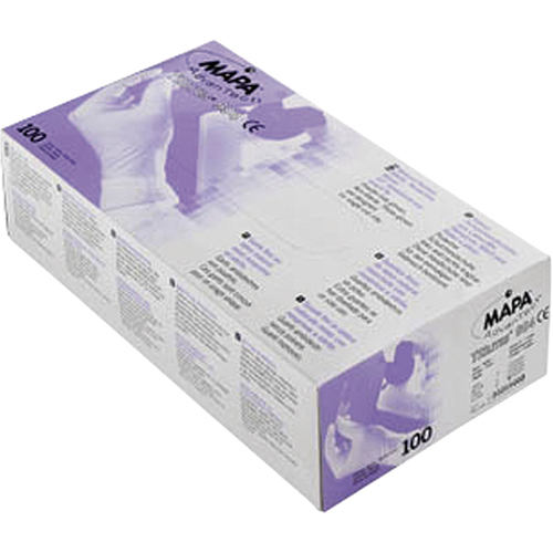 Gants en polym&egrave;re triple couche Trilites, Grand, Latex/N&eacute;opr&egrave;ne/Nitrile, 6 mils, Sans poudre, Mauve Les Distributions ICE