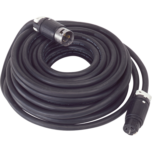 Power Cord for Temporary Power Distribution Units, SOOW, 50 A, 50' Les Distributions ICE