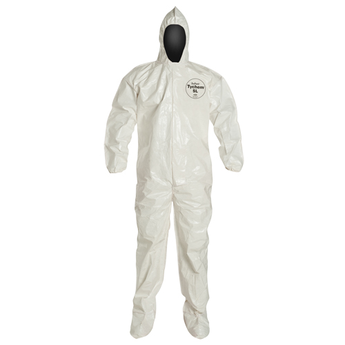 Combinaisons Tychem 4000, 2T-Grand, Blanc Les Distributions ICE