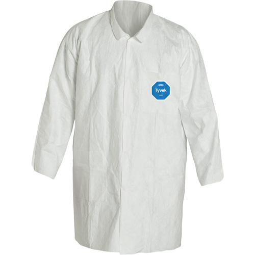 Sarrau de laboratoire, Tyvek 400, Blanc, Petit Les Distributions ICE