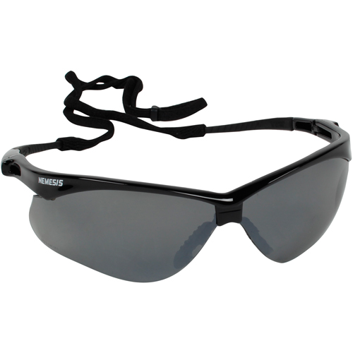 Lunettes de s&eacute;curit&eacute; Nemesis de Kleenguard, Lentille Miroir/Grise/fum&eacute;e, Anti-&eacute;gratignures, ANSI Z87+/R&eacute;pond ou surpasse la norme CSA Z94.3 Les Distributions ICE